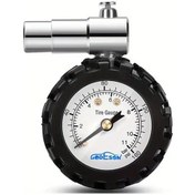 Resim Boatshop1 Siyah 160psı Mekanik Bisiklet Lastik Basıncı Ölçer Analitik Kadranlı Dayanıklı Dağ Ve Yol Bisikletleri İçin Taşınabilir 