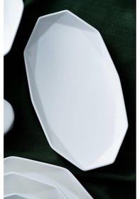 Resim Acar Diamond 29 Parça Porselen Yemek Takımı Beyaz 