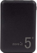 Resim Noktaks - Powerbank Led Işıklı Taşınabilir 5000 Mah Zr-pw04 - Siyah T24236 Siyah 