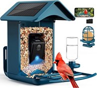 Resim BirdLegend BL01 Kameralı Kuş Yemliği Güneş Enerjili Mavi 