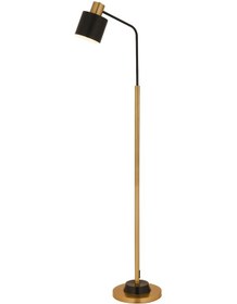 Resim Gerodi Siyah Retro Başlıklı Modern Dekoratif Köşe Lambader Siyah 