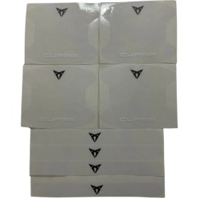 Resim Cupra Marka Logolu Oto Kapı Kolu Çizik Önleyici Yapışkan 8'li Set 