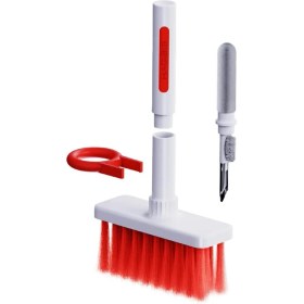 Resim Temizleme Yumuşak Fırça Klavye Temizleyici 5'i 1 Arada Çok Fonksiyonlu Bilgisayar Temizleme Araçları Kiti Köşe Boşluğu Silgi Bluetooth Kulaklık Için Tuş Çektirmesi LEGO Dizüstü Bilgisayar 