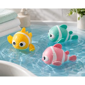 Resim TTT Kurmalı Balık Bebek Banyo Oyuncağı 