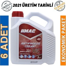 Resim H-Mac Kırmızı Antifriz -40 Derece 3 Lt 6 Adet 