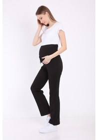 Resim Luvmabelly Myra8500 Beli Ayarlanabilir Hamile Günlük Ev Pantolonu -siyah 