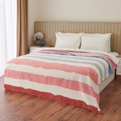 Resim Nuvomon Stripe Çift Kişilik Pike - 200x220 cm 