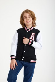 Resim C&C OKULCUNUZ Çocuk Unisex Bomber Kolej Ceket 