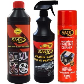 Resim Smx Susuz Motor Temizleme Spreyi / Demir Tozu / Jant Temizleyici / Seramik Cila / Hızlı Cila / Pratik Cila 