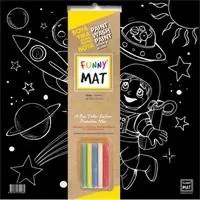Resim Funny Mat Black Uzay (Tebeşirli) 