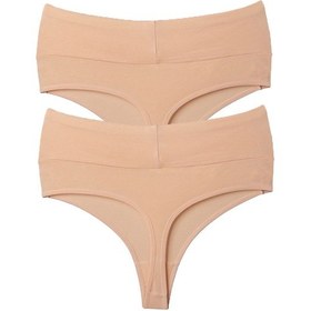 Resim Vanilya Secret Vanilya Tanga Yüksek Bel Toparlayıcı Pamuk 2'li Paket 