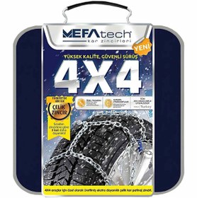 Resim HasbeeParts Mefatech 235/75x17,5 kar patinaj zinciri 4X4 Jeep ve Minibüslere Uyumlu No:1600 