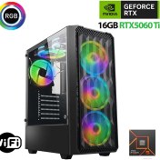 Resim Xaser Thunder X810 Ryzen 5 7500F 32GB Ddr5 Ram 1tb M.2 Nvme SSD 16GB RTX5060 Ti Oyuncu Masaüstü Bilgisayarı 