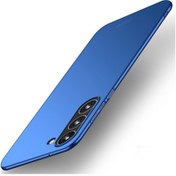 Resim Samsung Galaxy S23 5g Mofı Mikro Buzlu Pc İçin Ultra İnce Mavi 