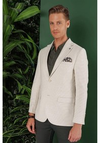 Resim Efor C 636 Slim Fit Taş Spor Ceket Taş 