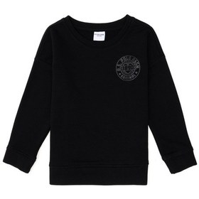 Resim U.S. Polo Assn. Kız Çocuk Siyah Bisiklet Yaka Basic Sweatshirt 50296391-VR046 