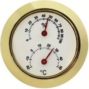 Resim Willowhaven Silvery 304 Paslanmaz Çelik Dijital Olmayan Higrometre Termometre İçin Dış Mekan 