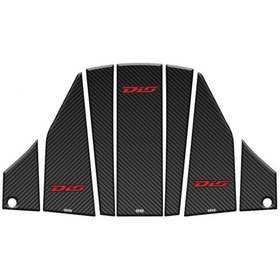 Resim Gogo Tank Pad Siyah-kırmızı Yazılı Karbon Desenli 003 Honda Dıo 1 