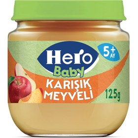 Resim HERO Baby Karışık Meyveli Kavanoz Maması 125g 