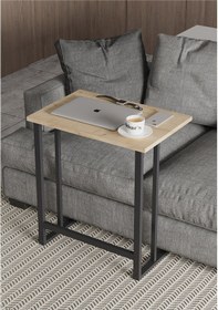 Resim Çalışma Masası Laptop Sehpası Kahvaltı Masası Servis Sehpası - Safir Meşe Meşe 