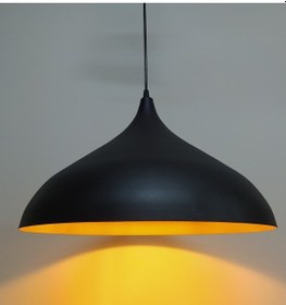 Resim Riolight Retro Siyah Içi Altın Tekli Metal Sarkıt (538296178) 