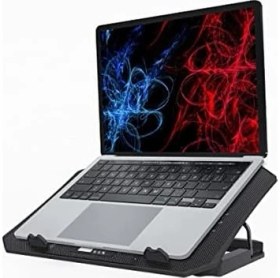 Resim Daders Home Ventus 5 Fanlı LED Aydınlatmalı Notebook Soğutucu Siyah 