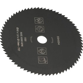 Resim Tenfowee Hss Malzeme 85mm Çaplı Dairesel Testere Bladesi, 72 Dişli, 10mm İç Çap, Beton-pvc-ahşap-plastik-alüminyum Kesim İçin, Hızlı Ve Pürüzsüz Kesim 