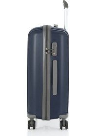 Resim Mçs Polipropilen 2li Valiz Seti Orta & Kabin V305 S21yy1000076-set 11013 Gri - Lacivert 