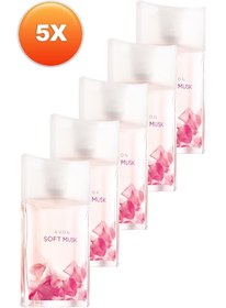 Resim Avon Soft Musk Kadın Parfüm Edt 50 Ml 5'li Set 