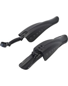 Resim UMT Bisiklet Spor Çamurluk Mtb Için Ön-Arka Aparatlı Plastik Siyah CMR-105 