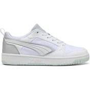 Resim Puma Rebound V6 Low Beyaz Aqua Metal Kadın Spor Ayakkabı 40038901 Beyaz 
