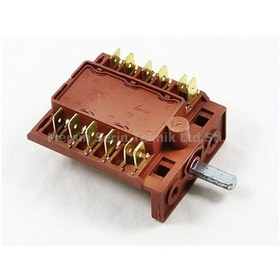 Resim Ankastre Fırın Anahtarı 6+6 Polyemit Çevirmeli Şalter - 539871334 