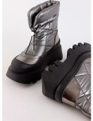 Resim Bruno Gri Su Geçirmez Kalın Tabanlı Kar Botu-gri Gri 