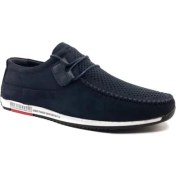 Resim Bags Shoes James Franco JF-5092-XL Erkek Nubuk Deri Marine Casual Ayakkabı 