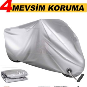 Resim EnCover Honda Monkey 125 Motor Brandası (Gri Renk Branda Bağlantı Tokalı ve Kilit Uyumlu) 