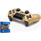 Resim Oyun Kolu Gamepad Kablosuz Ps4 Buletooth Gold Hadron Hd-323g 