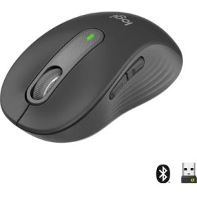 Resim Logitech M650 910-006253 Sıgnature Kablosuz USB Nano Alıcılı Sağ El Tam Boyutlu Siyah Mouse 