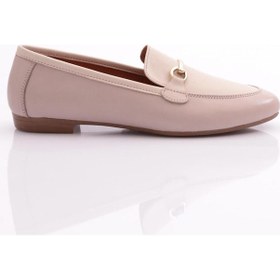 Resim Dgn 134-1 Kadin Yuvarlak Burunlu Babet 134-1-2109-R4971 Gümüş 