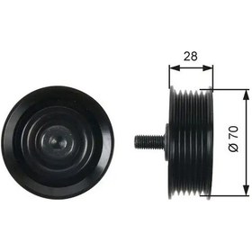 Resim Gates T36410 Alternator Gergi Bilyasi 2528727060 