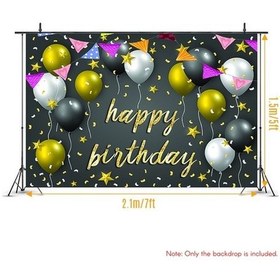 Resim Pazly Yetişkin Doğum Günü Fotoğraf Arka Planı 7x5ft Polyester Kumaş Canlı Renk Taşınabilir 
