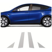 Resim Xuweiwei Ab Column Film Universal For Huanxin Y Tpu Koruyucu Film Tesla Model Y İçin Çizilmeye Dayanıklı Şeffaf Araç Kaportası Kılıfı 