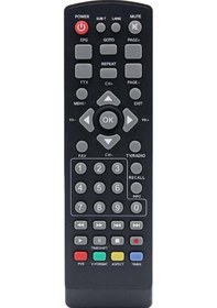 Resim Moveevo Evrensel Siyah Dvb-t2 Set Top Box Kumandasý - 10 Metre Menü Tuþlari Ve Ýþýk Performansý Pil Dahil Deðil 