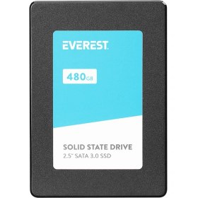 Resim Everest ES480SH 480GB 2.5 SATA 3.0 520MB/450MB 3D NAND Flash SSD (Solid State Drive) 