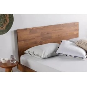Resim Vivense Luna Patna Ahşap Karyola, Ceviz, 135X190 