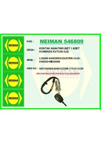 Resim Kontak Anahtarı Set 1 Adet Kumanda Kutusu Csmtex - 69 Ile Logan-sandero-duster-clıo-go-megane 