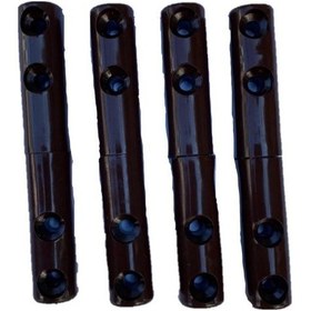 Resim Pvc Sineklik Menteşesi Koyu Kahverengi 10'Lu 