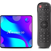 Resim Tenfowee X88 Pro 10 Android Tv Box 4k Uhd - Rk3318 4gb Ram 32gb Rom, Çift Bant Wifi, H.265 Dekodlama İle Akıllı Medya Oynatıcı 