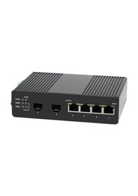 Resim Tıandy Eps-end1004g-2sfp 4 Port Gigabit Layer2 Yönetilebilir Endüstriyel Aı Poe Switch 4g+2 Sfp 