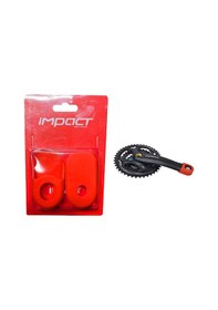 Resim İmpact Bisiklet Aynakol Koruma Kılıfı Silikon Kırmızı 