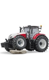 Resim Bruder Steyr 6300 Terrus Traktör Oyuncak Kamyon ve İş Makinesi 1:16 Ölçekli Fonksiyonel Model 